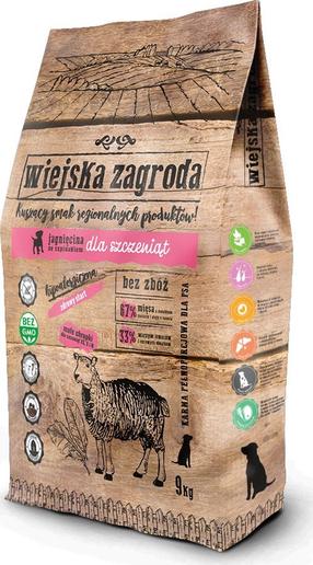 Kuiv koeratoit Wiejska Zagroda, lambaliha, 9 kg