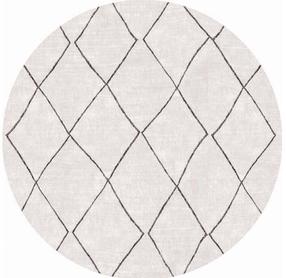 Paklājs Conceptum Hypnose Soul Chenille AL 184, melns krās./gaiši brūna krās., 150 cm x 150 cm