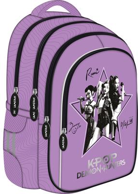 Kuprinė KPop Demon Hunters 4030302-0990, violetinė sp., 40 cm x 28 cm x 18 cm