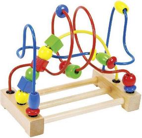 Attīstoša rotaļlieta Goki Wooden Beads, 18 cm, daudzkrāsaina