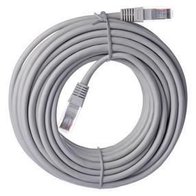 Kabelis UTP CAT5E LAN 2x RJ45 RJ-45 Male (vyriška), RJ-45 Male (vyriška), 10 m, balta sp./pilka sp.