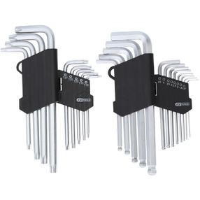 Набор шестигранных ключей KS Tools, шестигранная, 22 шт.