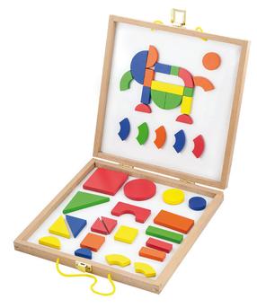 Развивающая игра VIGA Magnetic Blocks Shapes 59687