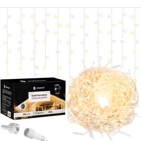 Spuldzīšu virtenes Springos CL0517, 22.5 m, silti balta krās., 500 LED