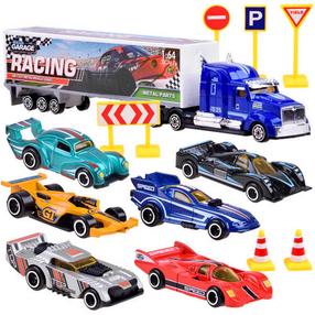  Наборы автомобилей Mega Garage, многоцветный, 1:64