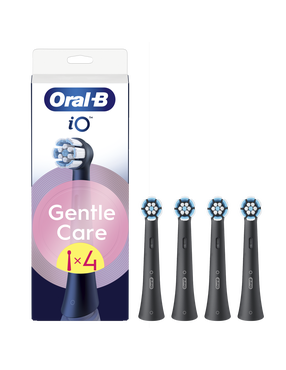 Elektrinio dantų šepetėlio galvutė Oral-B, juoda sp., 4 vnt.
