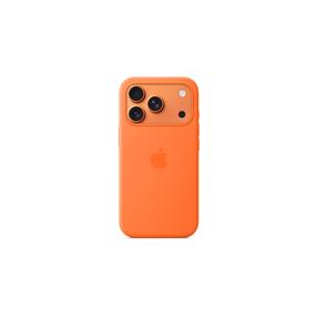 Telefono dėklas Apple Silicone MagSafe MGFE4ZM/A, oranžinė sp.