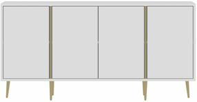Консольный стол Kalune Design Arven, белый цв., 36 см x 150 см x 75 см