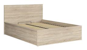 Lova dvigulė Tetrix B, 140 x 200 cm, šviesiai ruda, be čiužinio, su grotelėmis