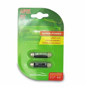 Auto spuldze AutoDuals CB8541639, led, balta krās., 12 V