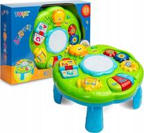 Vaikų žaidimo stalas Toyz Musical Zoo, 17.7 cm, mėlyna sp./žalia sp.