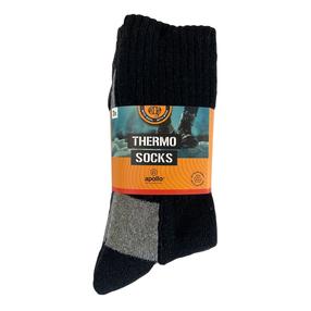 Zeķes Apollo Termo, melna krās., 39-42, 3 gab.