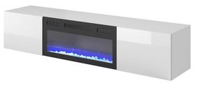 TV staliukas Livo RTV 180, balta sp., 180 cm x 38 cm x 37 cm