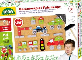Loovkomplekt, naelutamiskomplekt, sõidukid Lena, mitmevärviline