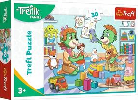 Puzle Trefl The Treflik Family Happy Family 18302, 20 cm x 27 cm, 30 gab., daudzkrāsaina