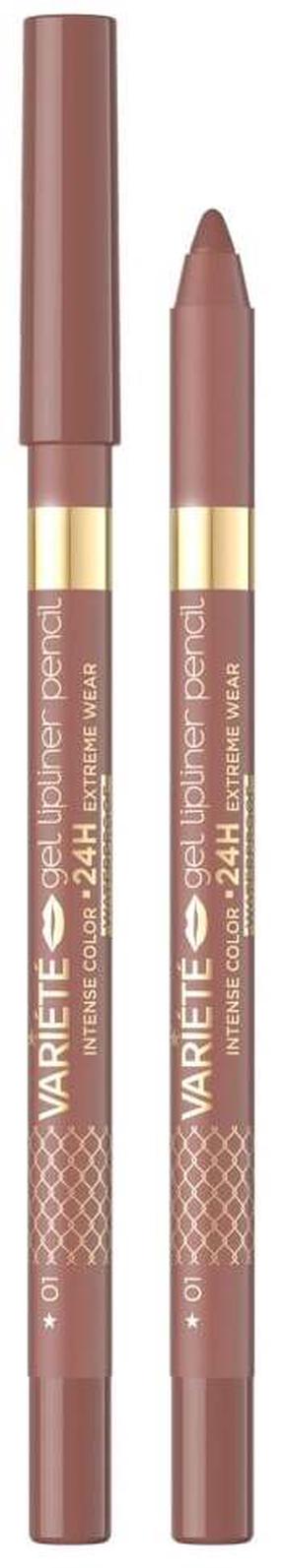 Huulepliiats Eveline Variete Gel, 1.2 g, hele pruun v., 1