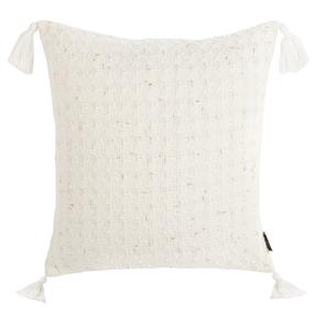 Dekoratīvs spilvena pārvalks J02A-04, krēmkrāsa, 60 cm x 60 cm