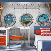 Fototapetas Artgeist Portholes 4XLNEW010781SAM, 280 cm x 392 cm