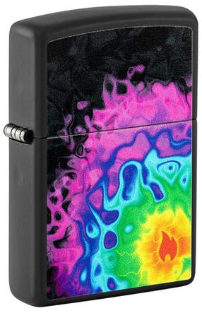 Зажигалка Zippo Pattern 48733, черный цв./многоцветный