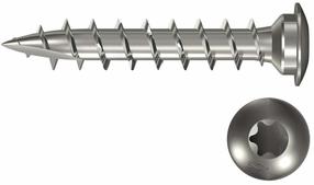 Medsraigtis, įsukami į medį Fischer FJS-LT F A2, 7.0 x 50 mm, sidabro sp., 50 vnt.