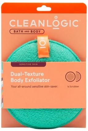 Massaažinuustik Cleanlogic Bath & Body Sensitive Dual-Texture Exfoliator, 12.5 cm x 12.5 cm, (värv/disain valitakse juhuslikult)