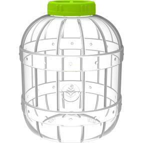 Burka Browin 602020, 100 mm, 10 l, caurspīdīga krās.