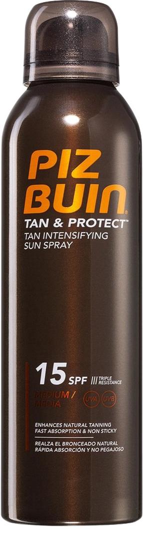 Purškiklis įdegio priežiūrai kūnui Piz Buin Tan & Protect Intensifying SPF15, 150 ml