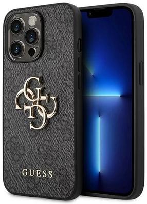 Telefona vāciņš Guess GUHCP14L4GMGGR, pelēka krās., Apple