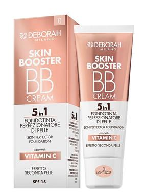 BB kreem Deborah Milano Skin Booster, SPF 15, hele roos v., 0, 30 g