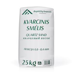 Kvarcinis smėlis apdailos darbams, 25 kg