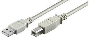 Kabelis MicroConnect USB 2.0 A to B USB Type A Male (vyriška), USB Type B Male (vyriška), 1.8 m, pilka sp.
