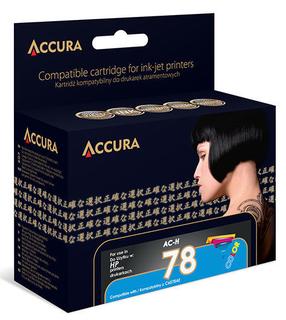 Rašalinio spausdintuvo kasetė Accura C6578AE, įvairių spalvų, 40 ml