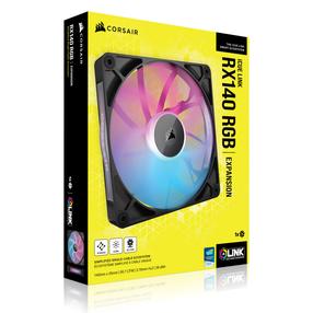 Oro aušintuvas korpusui Corsair LINK RX140 RGB, 140 mm x 25 mm