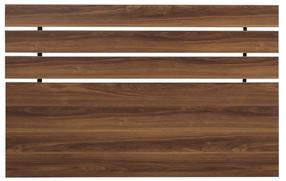 Lovos galvūgalis Kalune Design Fuga, 3 cm x 160 cm, 100 cm, riešuto sp.