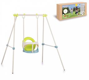 Sūpynės su stovu vaikams Smoby, 117 cm, 120 cm, žalia sp.
