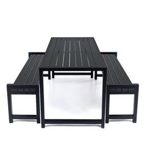 Lauko baldų komplektas DM Grill, juoda sp., 1-6 vietų