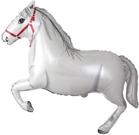 Fooliumist õhupall erikujuga GoDan Galloping Hoorse, valge v.