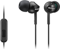 Laidinės ausinės Sony MDR-EX110AP, juoda sp.