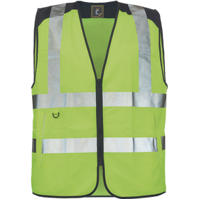 Atstarojošās vestes vīriešu Cerva Knoxfield HVPS, dzeltena krās., XXXL izmērs
