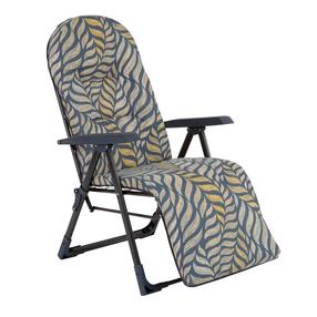 Lauko kėdė Patio Galaxy Plus G050-06IB, geltona sp./pilka sp., 85 cm x 59 cm x 105 cm