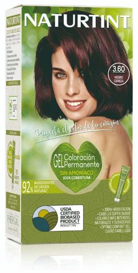 Kраска для волос Naturtint Colour Gel, cherry black цв., 3.60, 170 мл