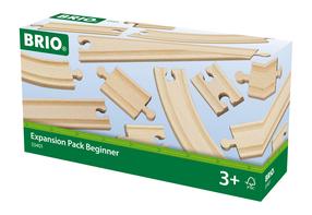 Traukinių bėgiai Brio Expansion Pack Beginner 33401 33401, ruda sp.