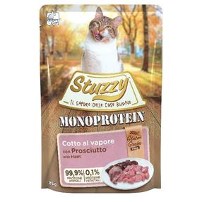 Šlapias kačių maistas Stuzzy Monoprotein, kumpis, 0.085 kg