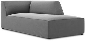 Sofa Micadoni Home Ruby Velvet Chaise Longue, šviesiai ruda sp., dešininė, 181 x 93 cm x 69 cm