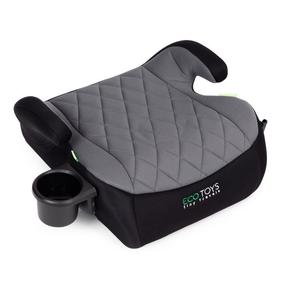 Autokėdutė-paaukštinimas EcoToys Booster, juoda sp./pilka sp., 125 - 150 cm
