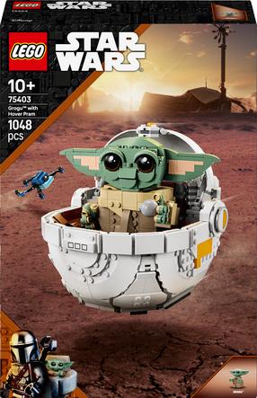 Konstruktorius LEGO® Star Wars Grogu su skraidančiu vežimėliu 75403, 1048 vnt.