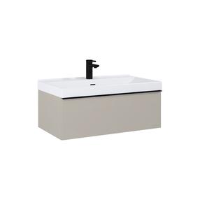 Vonios spintelė po praustuvu Elita Look 80 1DR, fume matt sp., 44.9 cm x 80 cm x 28.1 cm