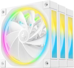 Ventilators korpusam Deepcool FL12R WH 3 in 1, 120 mm x 25 mm
