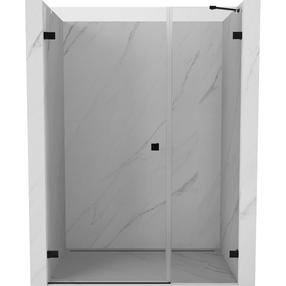 Dušo durys Mexen Lunar-B Left, 120 cm x 200 cm, juoda sp./grūdintas