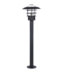 Pastatomas lauko šviestuvas Domoletti DH03.210A-1000, 60W, E27, IP44, juoda sp., 24 cm x 100 cm
